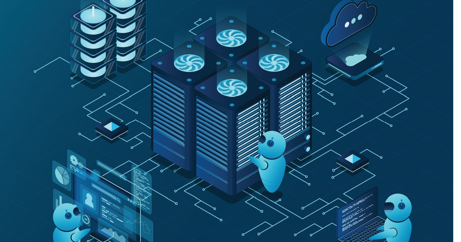 Vector database visualization showing embeddings, indexing, and similarity search